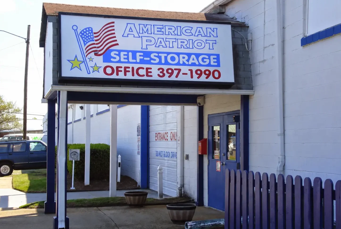 American Patriot Self Storage facility exterior in Portsmouth, VA